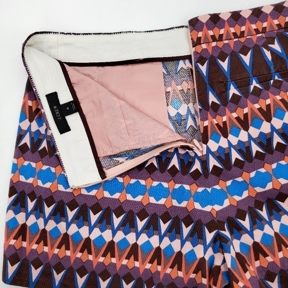 J.Crew Women's Aztec Print Casual Shorts - Picture 4 of 6